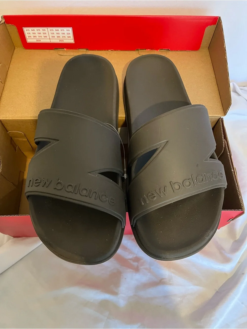 New Balance Men’s Dark Olive Slide Sandals